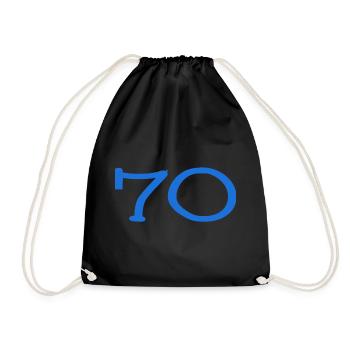 HAPPY BIRTHDAY. HAPPY BIRTHDAY. ANNIVERSARY. - Drawstring Bag - black - Front