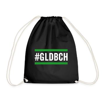 Mönchengladbach Gladbacher - Turnbeutel - Schwarz - Vorne