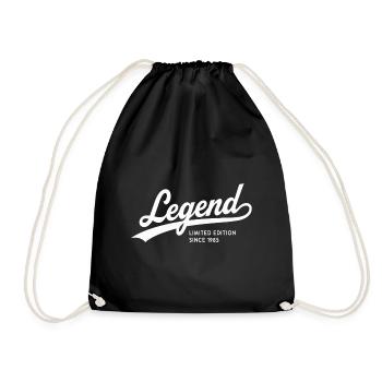 Legend Limited Edition Since 1985 - Drawstring Bag - black - Front