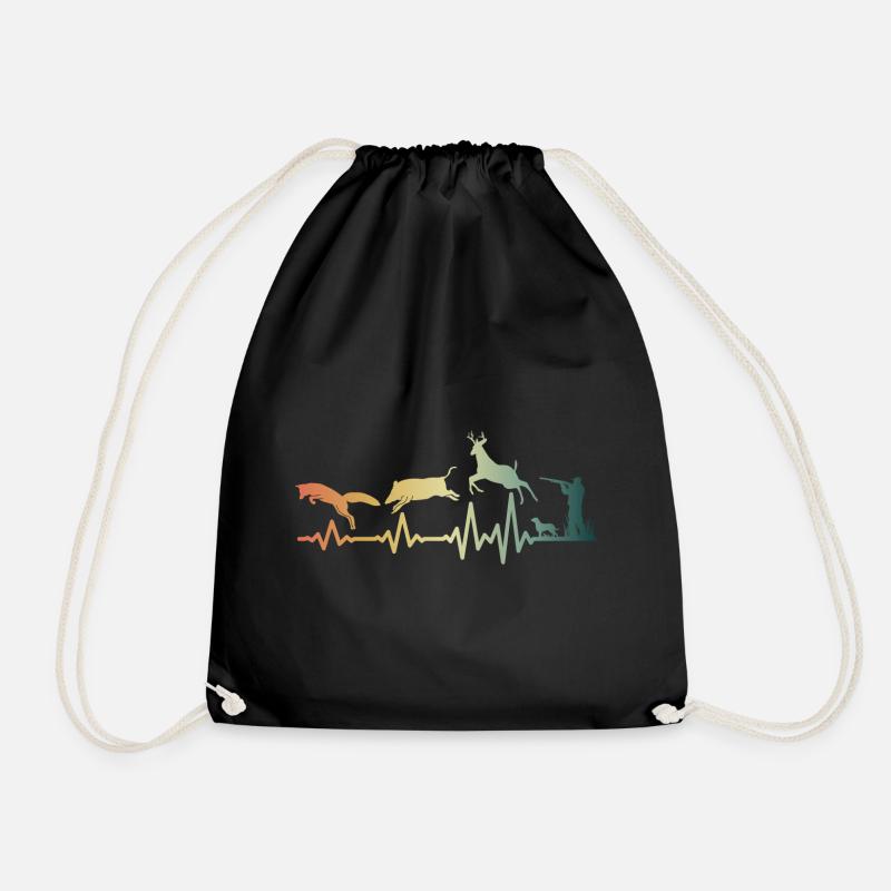 Heartbeat Hunter Hunting Pulse - Sac de sport léger - noir