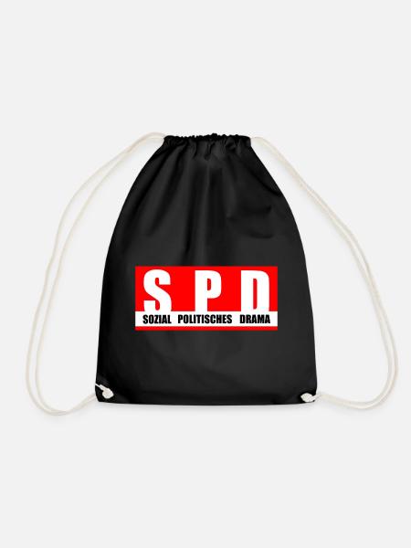 SPD - Turnbeutel - Schwarz