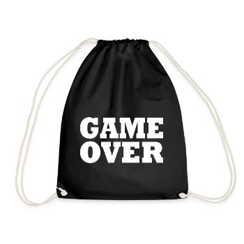 Game over - Sac de sport léger - noir - Devant
