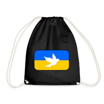 Ukraine - Turnbeutel - Schwarz - Vorne