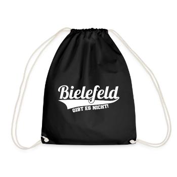 Bielefeld - Turnbeutel - Schwarz - Vorne