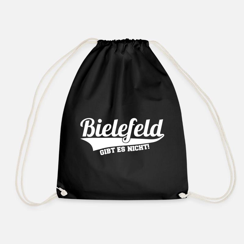 Bielefeld - Turnbeutel - Schwarz