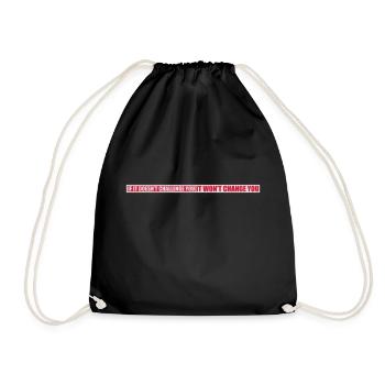 Séance d’entraînement Fitness Motivation Citation - Sac de sport léger - noir - Devant