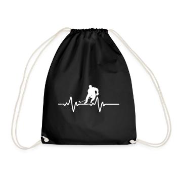 Hockey Hockey Sticks Hockey Goalkeeper Field Hockey - Drawstring Bag - black - Front