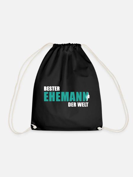 Bester Ehemann der Welt - Turnbeutel - Schwarz
