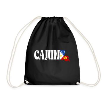 Cajun Pride Louisiane Racines Patriotique - Sac de sport léger - noir - Devant