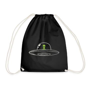 Alien - Drawstring Bag - black - Front