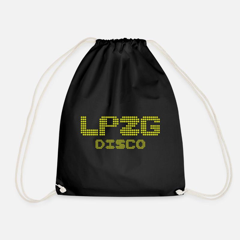 lpzg disco - Turnbeutel - Schwarz