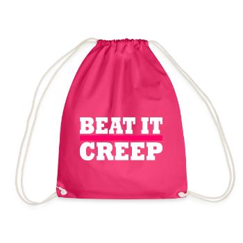 Beat it creep - Turnbeutel - Fuchsia - Vorne