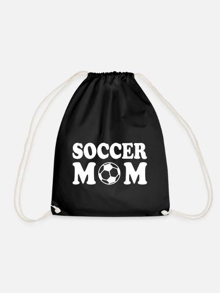 Soccer mom - Turnbeutel - Schwarz