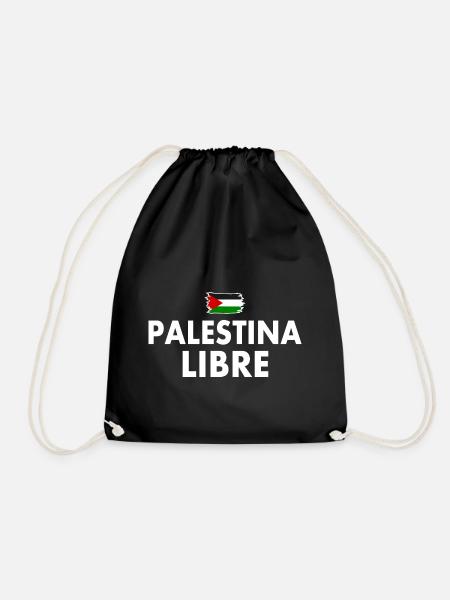 palestina libre - Sac de sport léger - noir