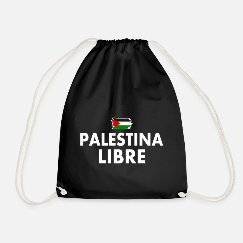 palestina libre - Sac de sport léger - noir