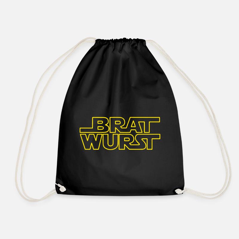 Bratwurst Science Fiction - Turnbeutel - Schwarz