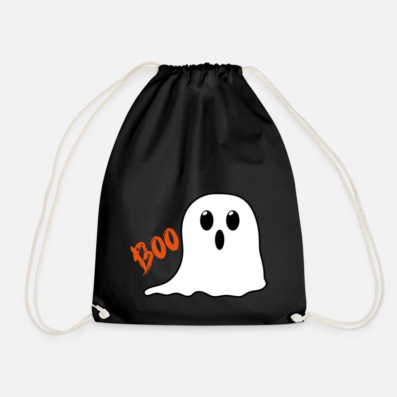spooky ghost - Turnbeutel - Schwarz