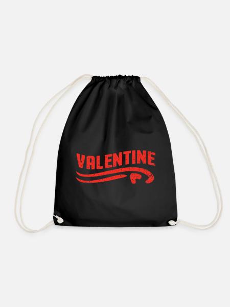 Valentine - Turnbeutel - Schwarz