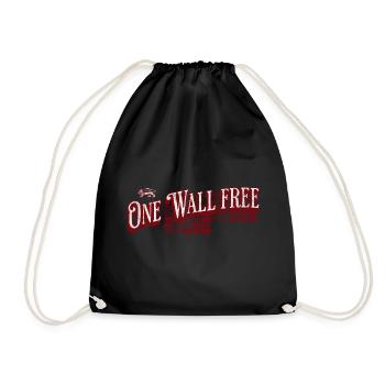 One wall - Turnbeutel - Schwarz - Vorne