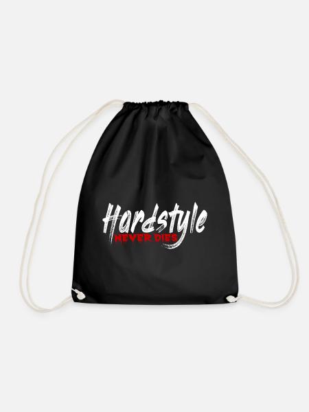 Hardstyle Rave Raver - Turnbeutel - Schwarz