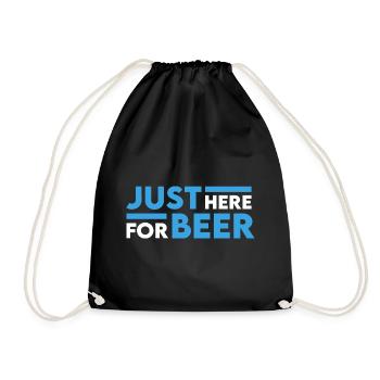 Seulement ici pour la fête de la bière à Majorque - Sac de sport léger - noir - Devant