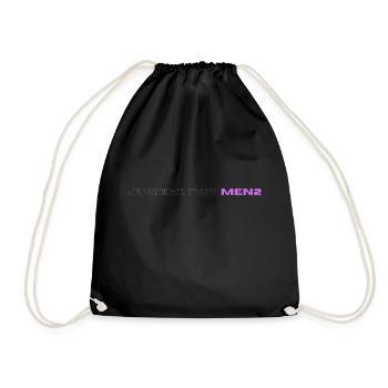 Justice for men2 - Drawstring Bag - black - Front