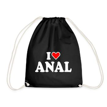 I love anal - Sac de sport léger - noir - Devant