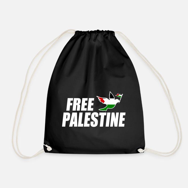 Free palestine - Sac de sport léger - noir
