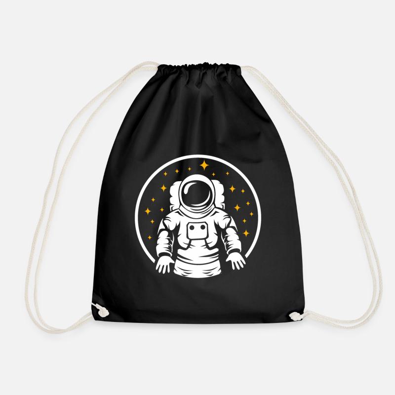 Astronaut - Turnbeutel - Schwarz