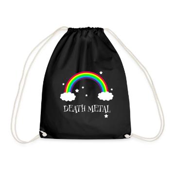 Death Metal Rainbow - Sac de sport léger - noir - Devant