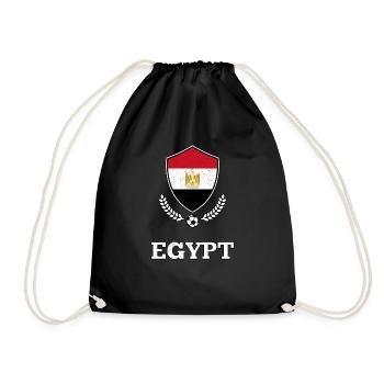 Egypte egyptian équipe de football cadeau idée cadeau - Sac de sport léger - noir - Devant