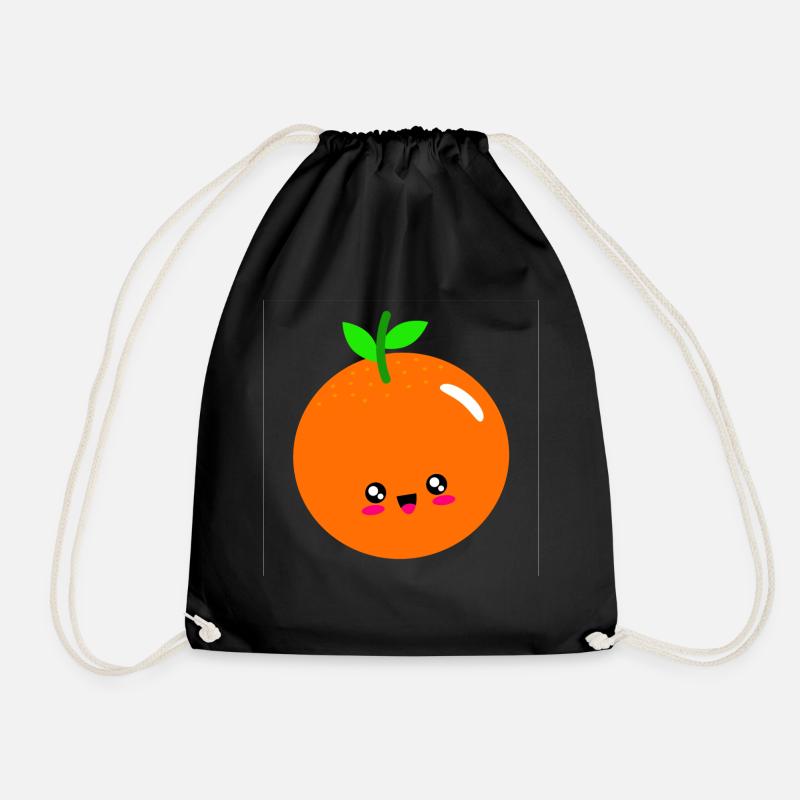 orange - Sac de sport léger - noir