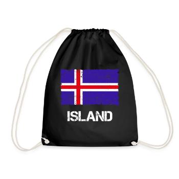 Islande - Sac de sport léger - noir - Devant