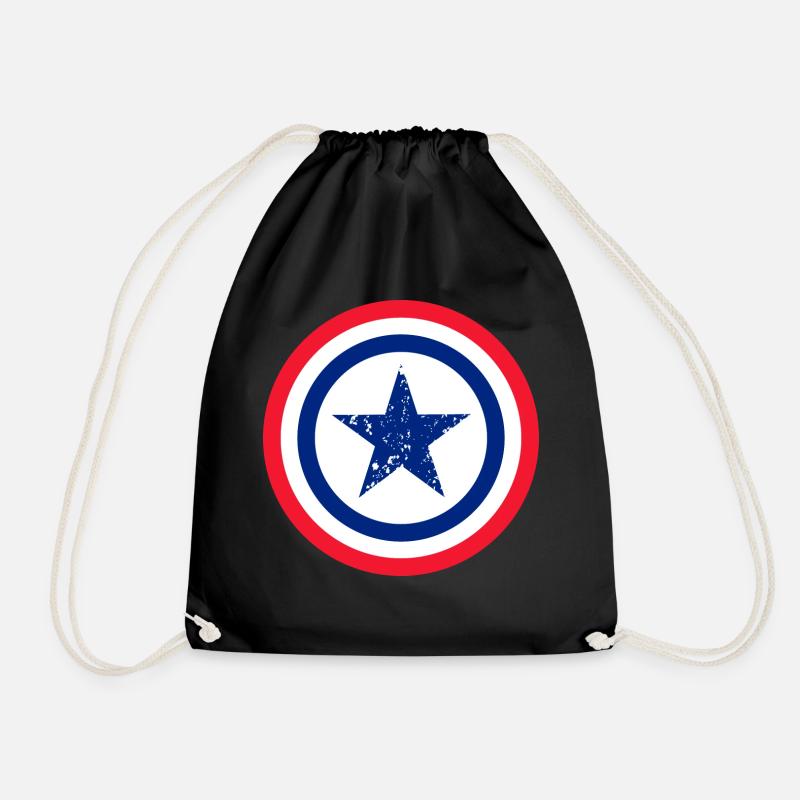 Star France - Drawstring Bag - black