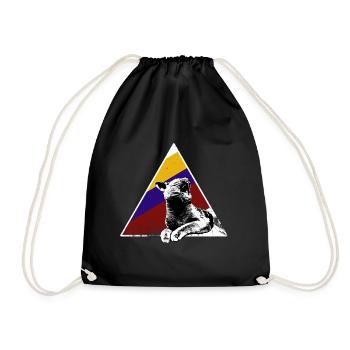 Brit Shorthair, chat domestique, cadeau persan - Sac de sport léger - noir - Devant