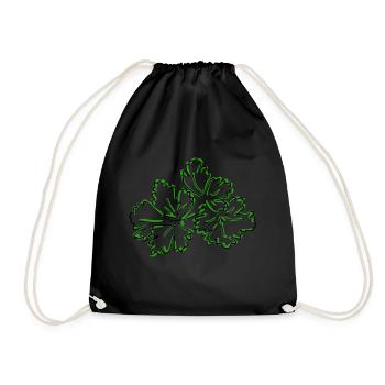 parsley - Drawstring Bag - black - Front