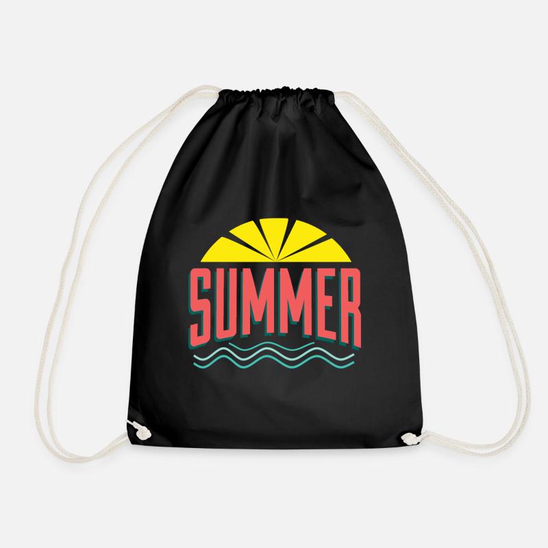 Summer Sommer - Turnbeutel - Schwarz