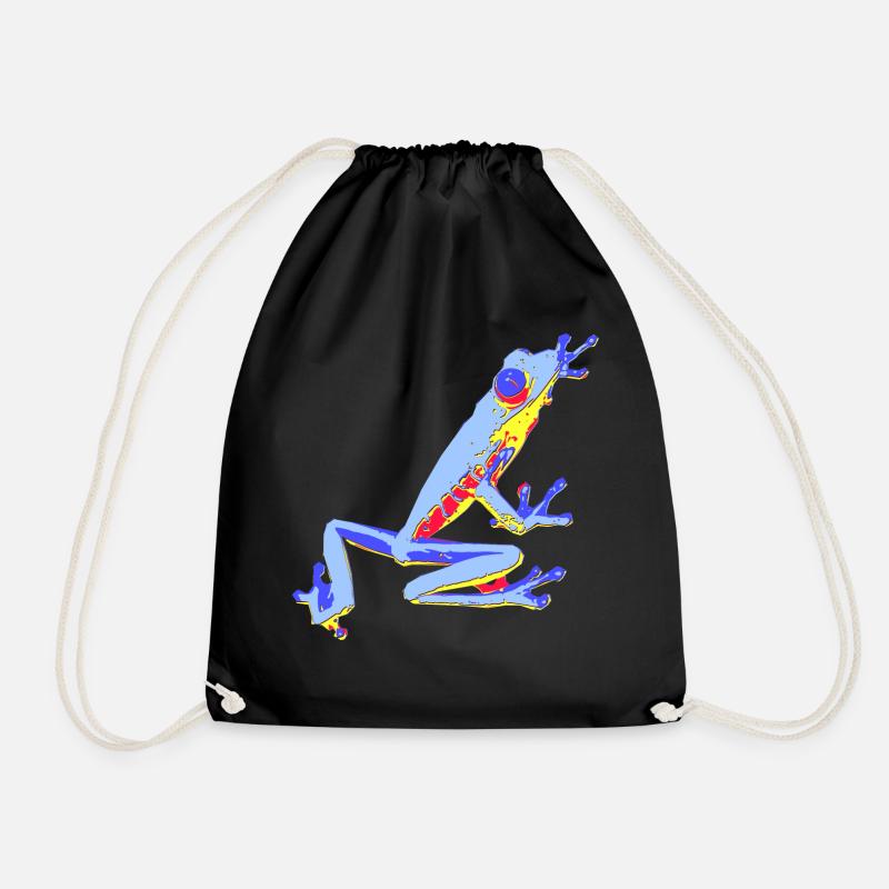 froggy - Turnbeutel - Schwarz