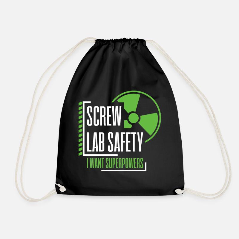 Radioaktiv Nerds Wissenschaft Geschenk Physik - Turnbeutel - Schwarz