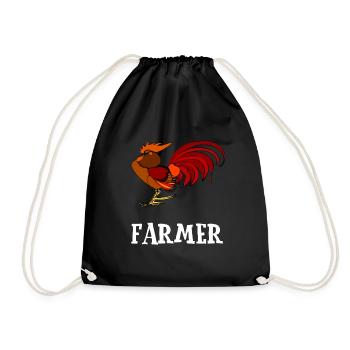 ferme - Sac de sport léger - noir - Devant