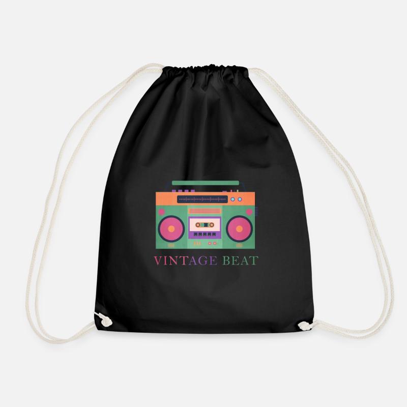 vintagebeat - Turnbeutel - Schwarz
