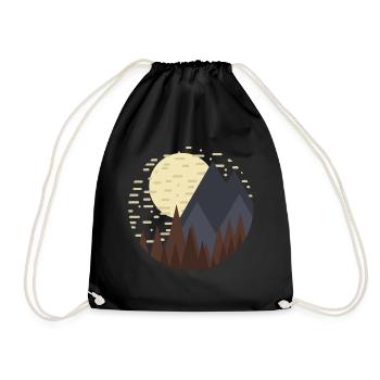 campagne - Sac de sport léger - noir - Devant