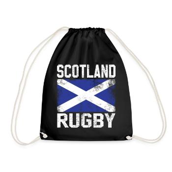 Maillot de rugby rétro en Ecosse - Sac de sport léger - noir - Devant