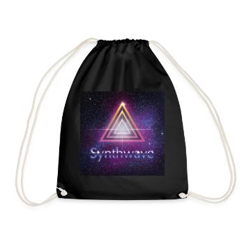 synthwave - Sac de sport léger - noir - Devant