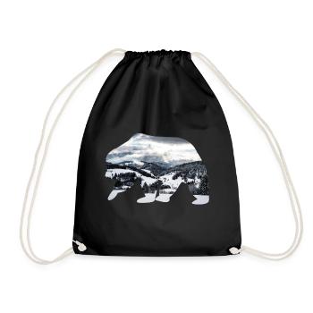 Polar Bear. - Sac de sport léger - noir - Devant