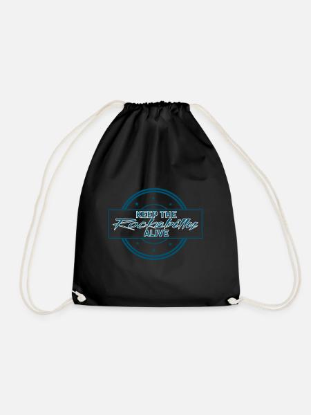 Rockabilly Alive - Drawstring Bag - black