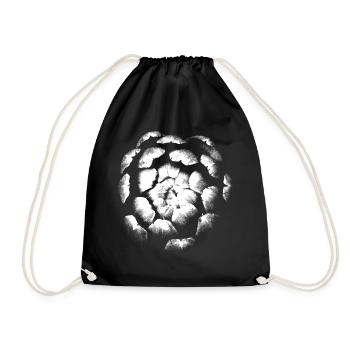 artichoke - Drawstring Bag - black - Front