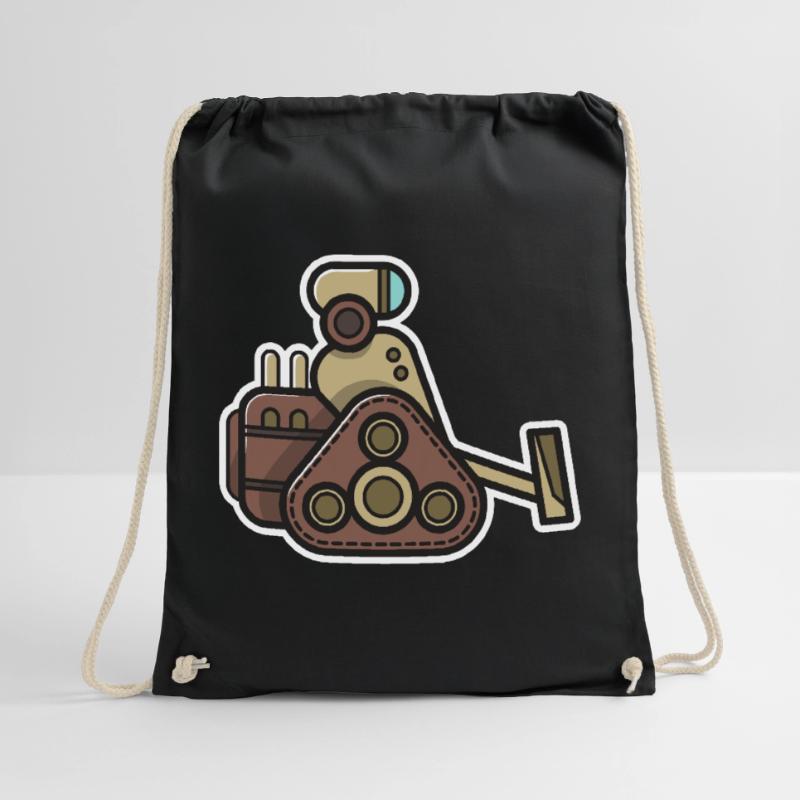 Robot Gift Robotics Nerd Technique Steampunk Drawstring Bag