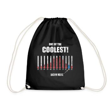 Né en novembre - Sac de sport léger - noir - Devant