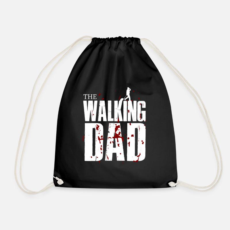 The Walking Dad - Turnbeutel - Schwarz